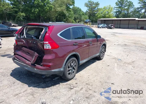 2016 Honda Cr-V Se z USA, uszkodzony, nr VIN 2HKRM3H46GH549221